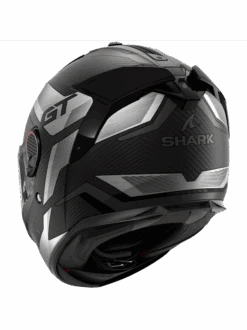 Shark Spartan GT Pro Ritmo Carbon Mat Carbon Zilver Chrom DSU Integraalhelm