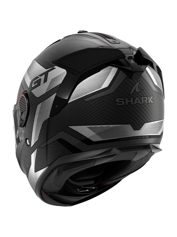 Shark Spartan GT Pro Ritmo Carbon Mat Carbon Zilver Chrom DSU Integraalhelm 3 Shark Spartan GT Pro Ritmo Carbon Mat Carbon Zilver Chrom DSU Integraalhelm