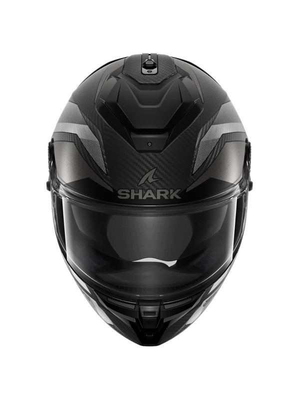 Shark Spartan GT Pro Ritmo Carbon Mat Carbon Zilver Chrom DSU Integraalhelm 4 Shark Spartan GT Pro Ritmo Carbon Mat Carbon Zilver Chrom DSU Integraalhelm - Afbeelding 2