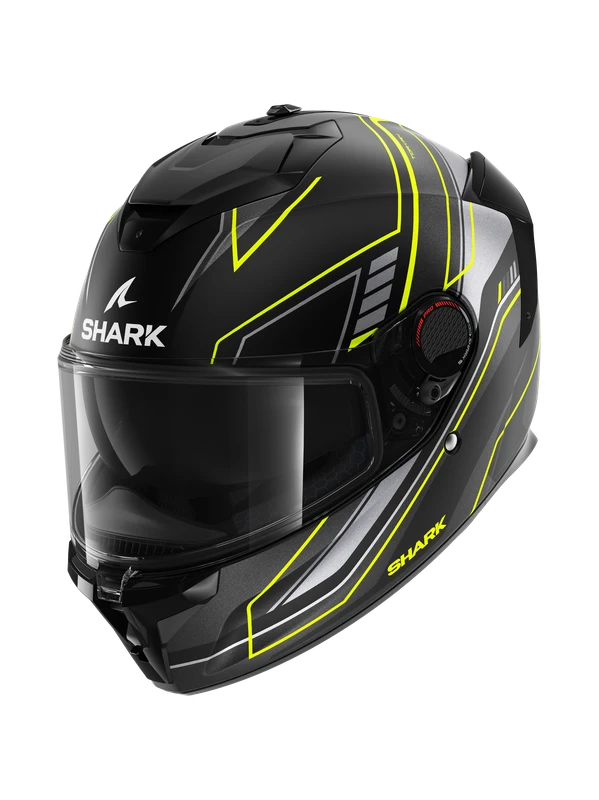 Shark Spartan GT Pro Toryan Mat Zwart Geel Antraciet KYA Integraalhelm 3 Shark Spartan GT Pro Toryan Mat Zwart Geel Antraciet KYA Integraalhelm