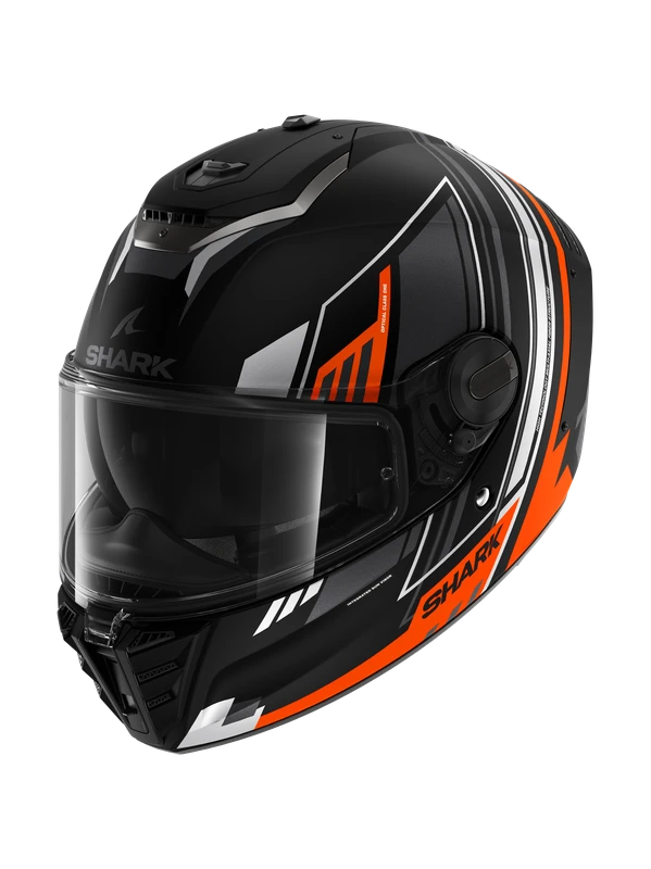 Shark Spartan RS Byhron Mat Zwart Oranje Chrome KOU Integraalhelm 3 Shark Spartan RS Byhron Mat Zwart Oranje Chrome KOU Integraalhelm