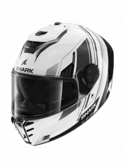 Shark Spartan RS Byhron Wit Zwart Chrom WKU Integraalhelm -Shark Verkoopwinkel shark spartan rs byhron white black chrom wku 1