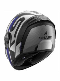 Shark Spartan RS Carbon Shawn Mat Carbon Blauw Zilver DBS Integraalhelm