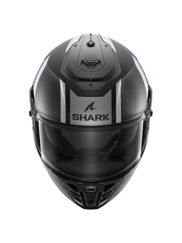 Shark Spartan RS Carbon Shawn Mat Carbon Blauw Zilver DBS Integraalhelm 5 Shark Spartan RS Carbon Shawn Mat Carbon Blauw Zilver DBS Integraalhelm - Afbeelding 3