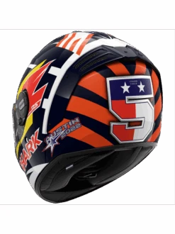 Shark Spartan RS Replica Zarco Austin Blauw Rood Wit BRW Integraalhelm