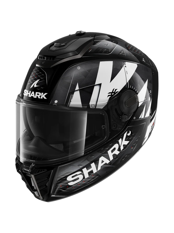 Shark Spartan RS Stingrey Zwart Wit Antraciet KWA Integraalhelm 3 Shark Spartan RS Stingrey Zwart Wit Antraciet KWA Integraalhelm