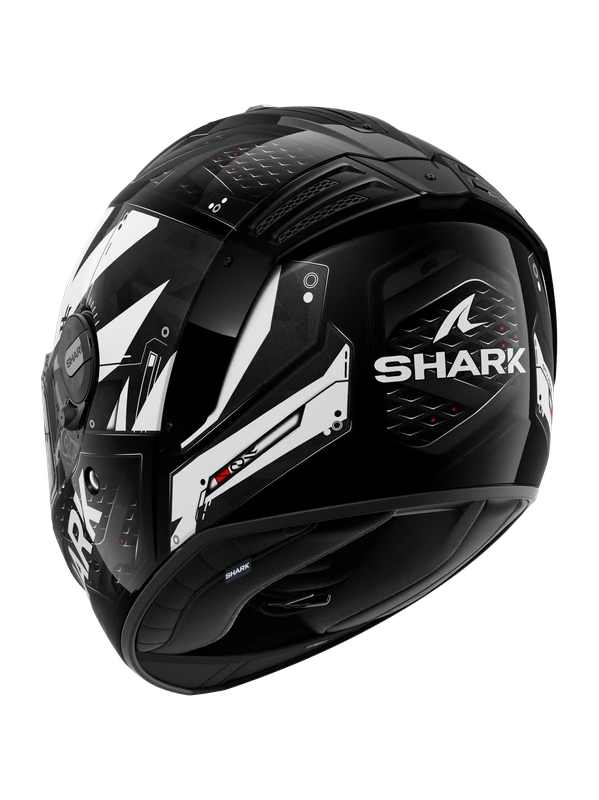 Shark Spartan RS Stingrey Zwart Wit Antraciet KWA Integraalhelm 5 Shark Spartan RS Stingrey Zwart Wit Antraciet KWA Integraalhelm - Afbeelding 3