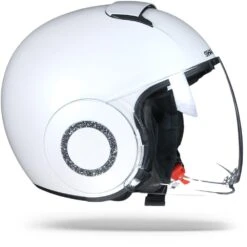 Shark Nano Swarovski Crystal Blank PRL Parel Wit Jethelm