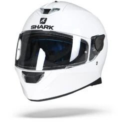 Shark Skwal 2 Blank WHU Wit Integraalhelm -Shark Verkoopwinkel shark skwal 2 black white whu white led.04 1