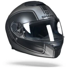 Shark Spartan 1.2 Priona AKA Mat Antraciet Zwart Antraciet Integraalhelm