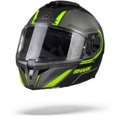 Shark Spartan GT Tracker AKY Mat Antraciet Zwart Geel Integraalhelm -Shark Verkoopwinkel shark spartan gt tracker matt anthracite black yellow.04 1