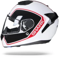 Shark Spartan 1.2 Priona WKR Wit Zwart Rood Integraalhelm -Shark Verkoopwinkel shark spartan priona wkr white.10 1