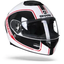 Shark Spartan 1.2 Priona WKR Wit Zwart Rood Integraalhelm -Shark Verkoopwinkel shark spartan priona wkr white.33 1