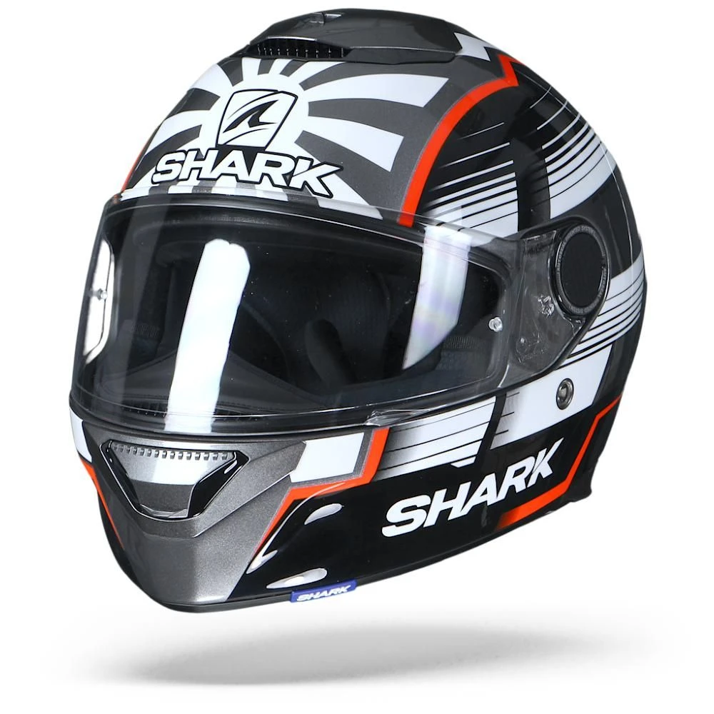 Shark Spartan 1.2 Zarco Malaysian GP AWR Antraciet Wit Rood Integraalhelm 6 Shark Spartan 1.2 Zarco Malaysian GP AWR Antraciet Wit Rood Integraalhelm - Afbeelding 4
