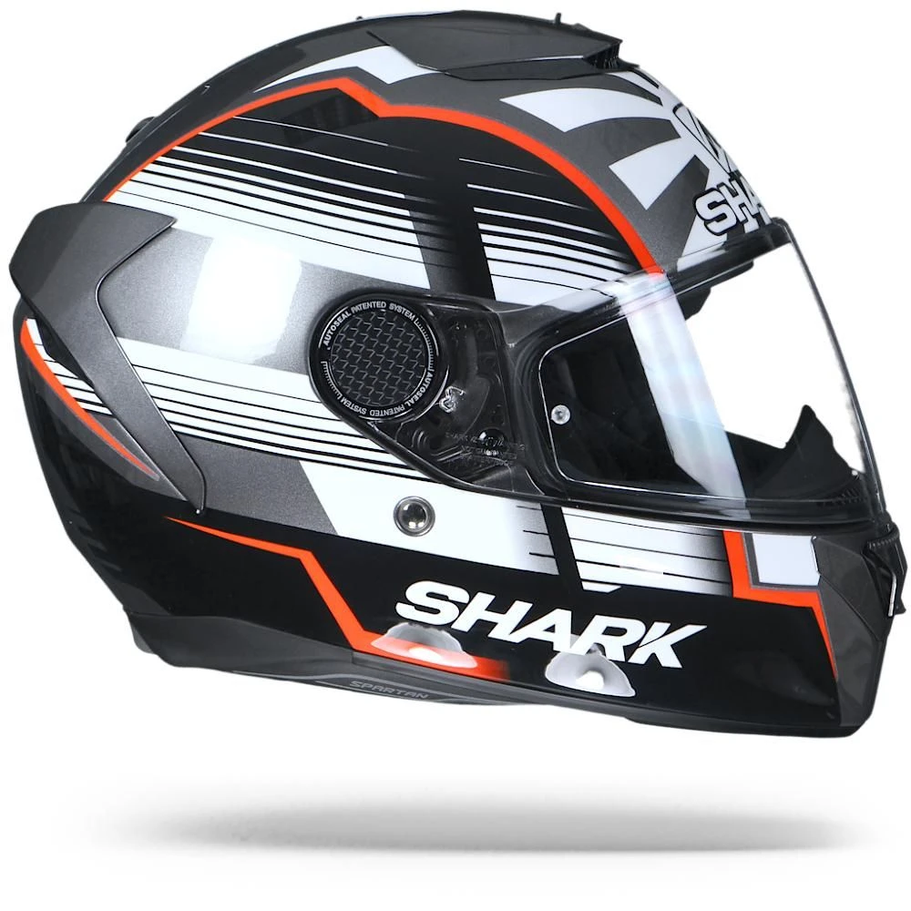 Shark Spartan 1.2 Zarco Malaysian GP AWR Antraciet Wit Rood Integraalhelm 3 Shark Spartan 1.2 Zarco Malaysian GP AWR Antraciet Wit Rood Integraalhelm