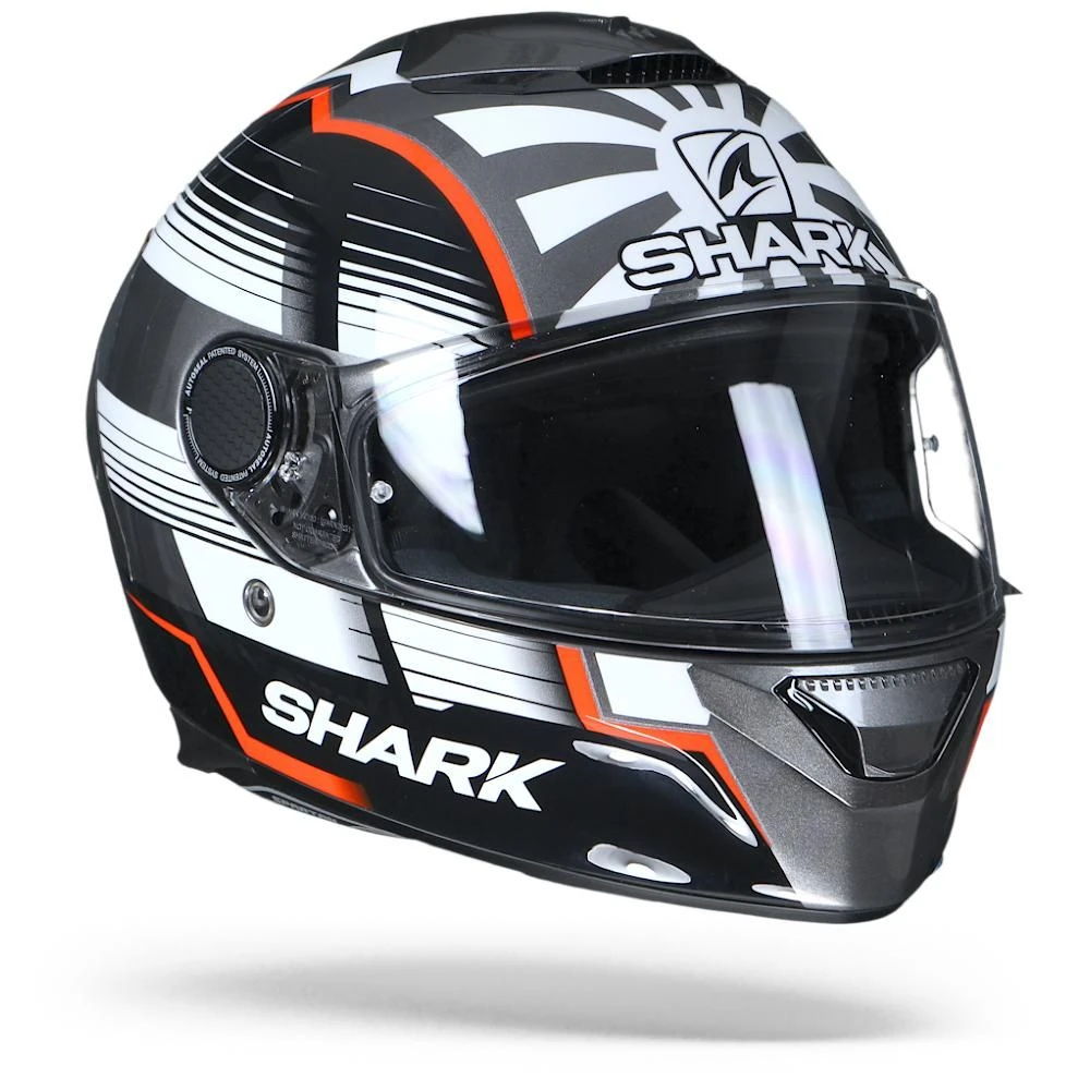 Shark Spartan 1.2 Zarco Malaysian GP AWR Antraciet Wit Rood Integraalhelm 4 Shark Spartan 1.2 Zarco Malaysian GP AWR Antraciet Wit Rood Integraalhelm - Afbeelding 2