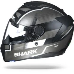 Shark Spartan 1.2 Zarco Malaysian GP KAS Mat Zwart Zilver Integraalhelm