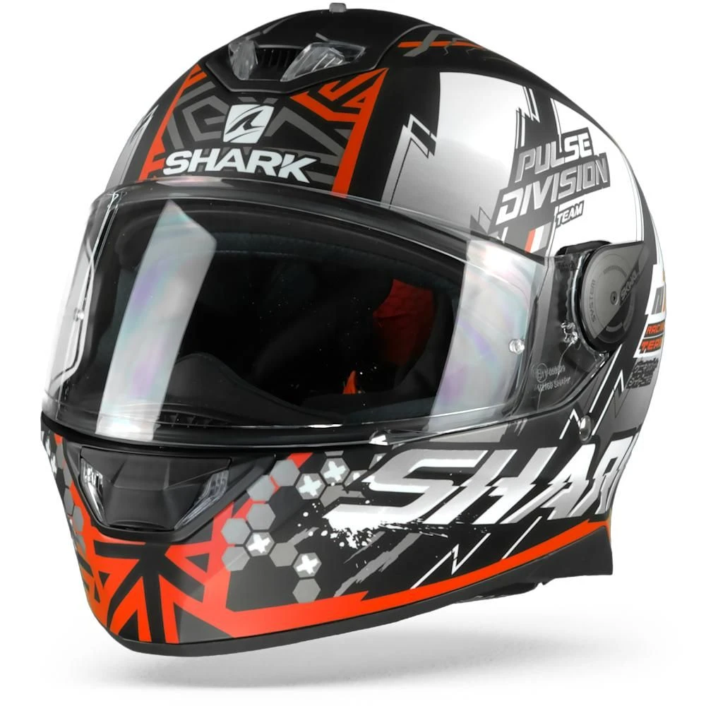 Shark Skwal 2 Noxxys Mat Zwart Rood Zilver KRS Integraalhelm 3 Shark Skwal 2 Noxxys Mat Zwart Rood Zilver KRS Integraalhelm