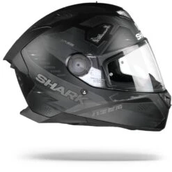 Shark Skwal 2 Venger Mat Zwart Antraciet Antraciet KAA Integraalhelm