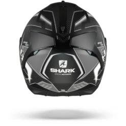 Shark Spartan 1.2 Antheon Mat Zwart Wit Zwart KWK Integraalhelm
