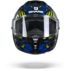 Shark Spartan GT Replikan KUB Zwart Chrome Blauw Integraalhelm -Shark Verkoopwinkel sharkspartangtreplikankub.01
