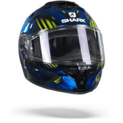 Shark Spartan GT Replikan KUB Zwart Chrome Blauw Integraalhelm -Shark Verkoopwinkel sharkspartangtreplikankub.35