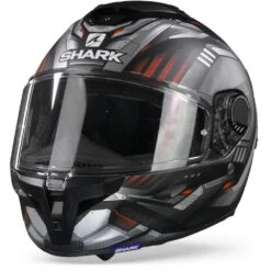 Shark Spartan GT Replican Mat KUS Zwart Chrome Zilver Integraalhelm -Shark Verkoopwinkel sharkspartangtreplikankus frontpage