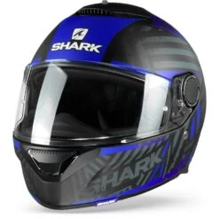 Shark Spartan 1.2 Kobrak Mat Zwart Blauw Blauw KBB Integraalhelm -Shark Verkoopwinkel sharkspartankobrakkbb frontpage