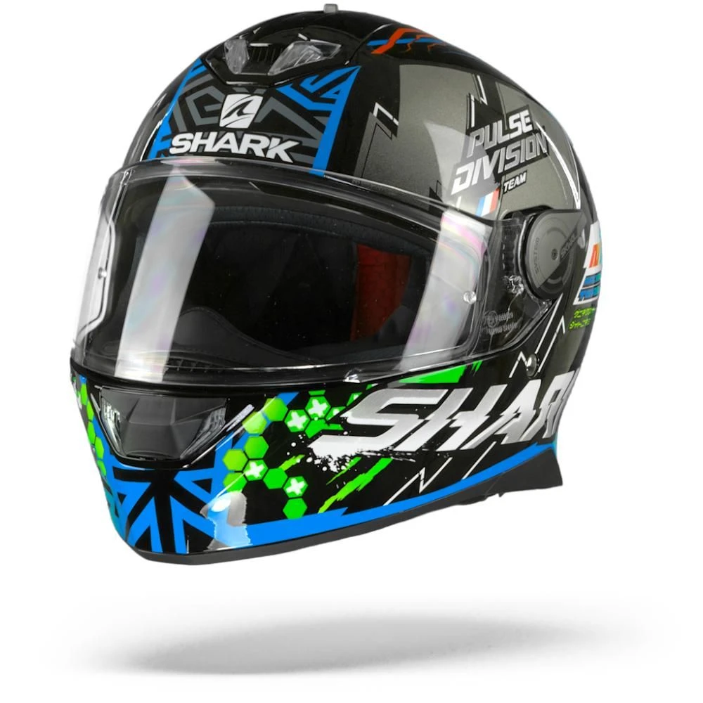 Shark Skwal 2 Noxxys Zwart Blauw Zilver KBS Integraalhelm 3 Shark Skwal 2 Noxxys Zwart Blauw Zilver KBS Integraalhelm