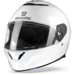 Shark Spartan 1.2 Blank WHU Wit Integraalhelm -Shark Verkoopwinkel spartan blank whu white frontpage