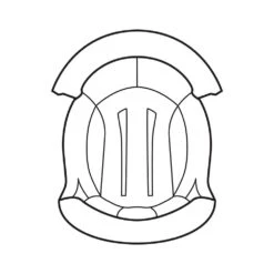 Shark Spartan Fabric Cap Lining IN5050PBLUXXL